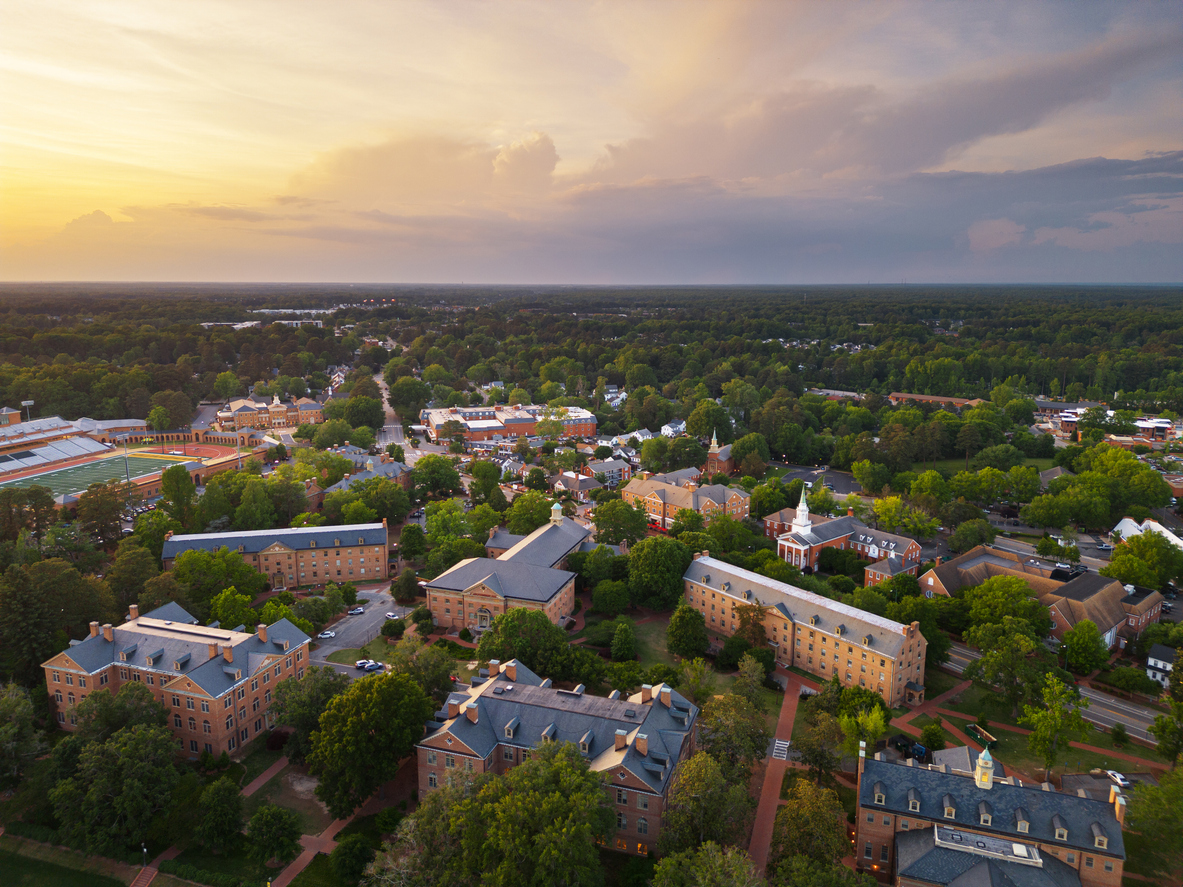 Panoramic Image of Williamsburg, VA